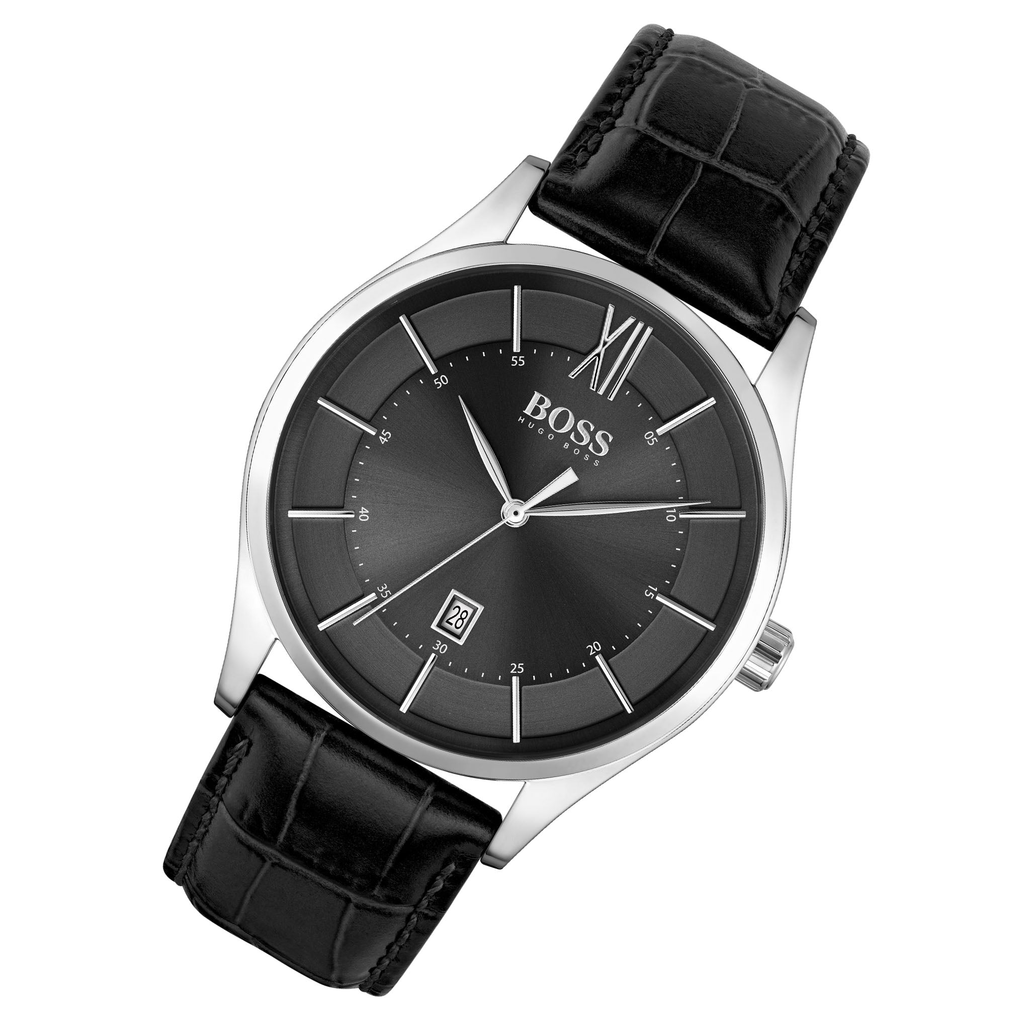Hugo Boss Black Leather Men's Watch - 1513794