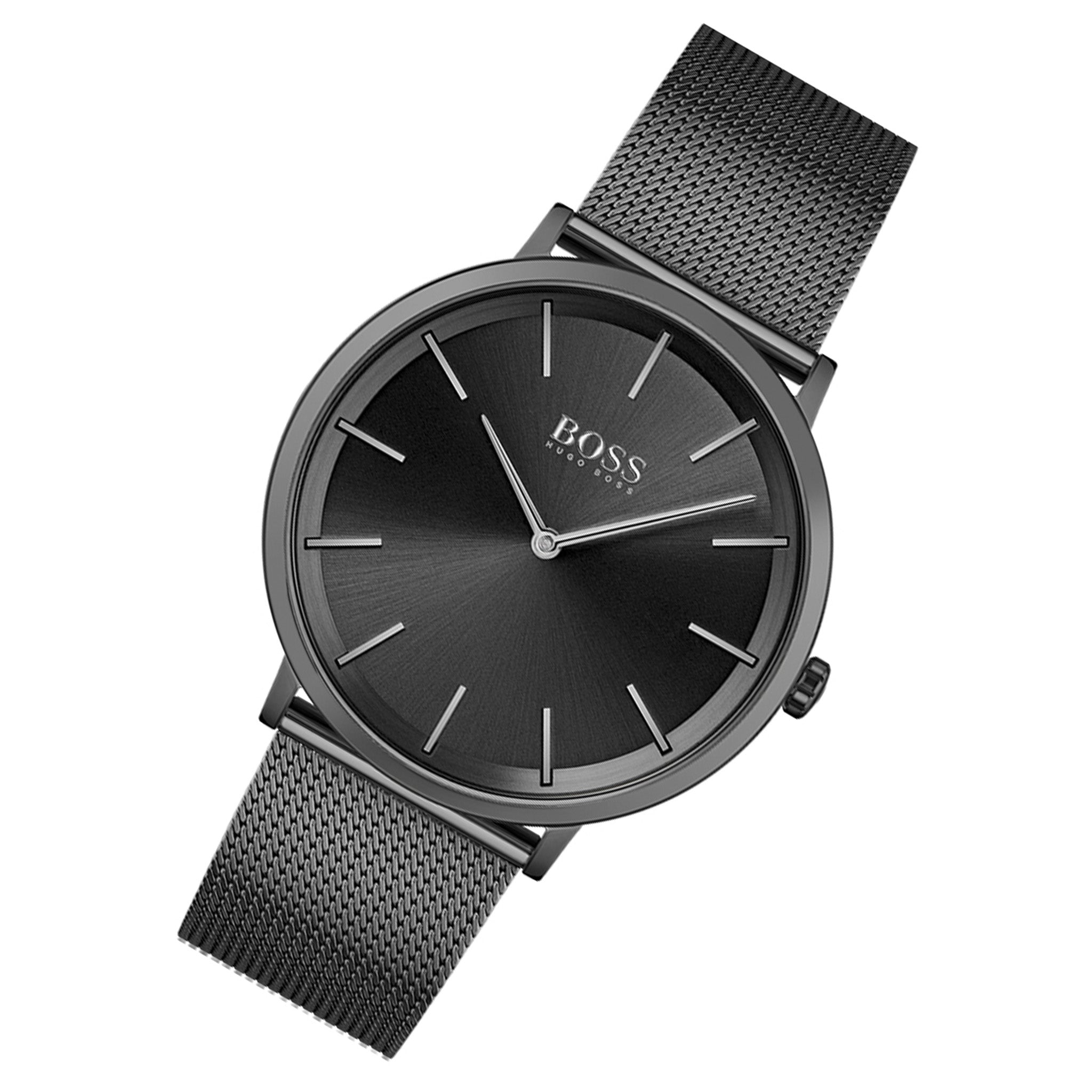 Hugo Boss Skyliner Black Mesh Men s Watch 1513826 The Watch Factory Australia
