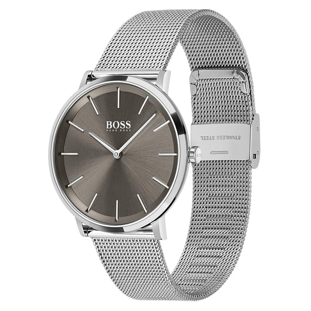 Hugo Boss Skyliner Silver Mesh Men's Watch - 1513828