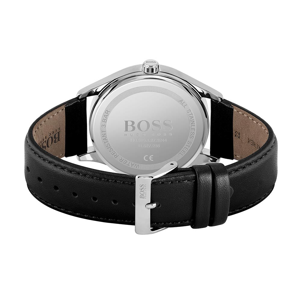 Hugo Boss Black Leather Men's Watch - 1513831