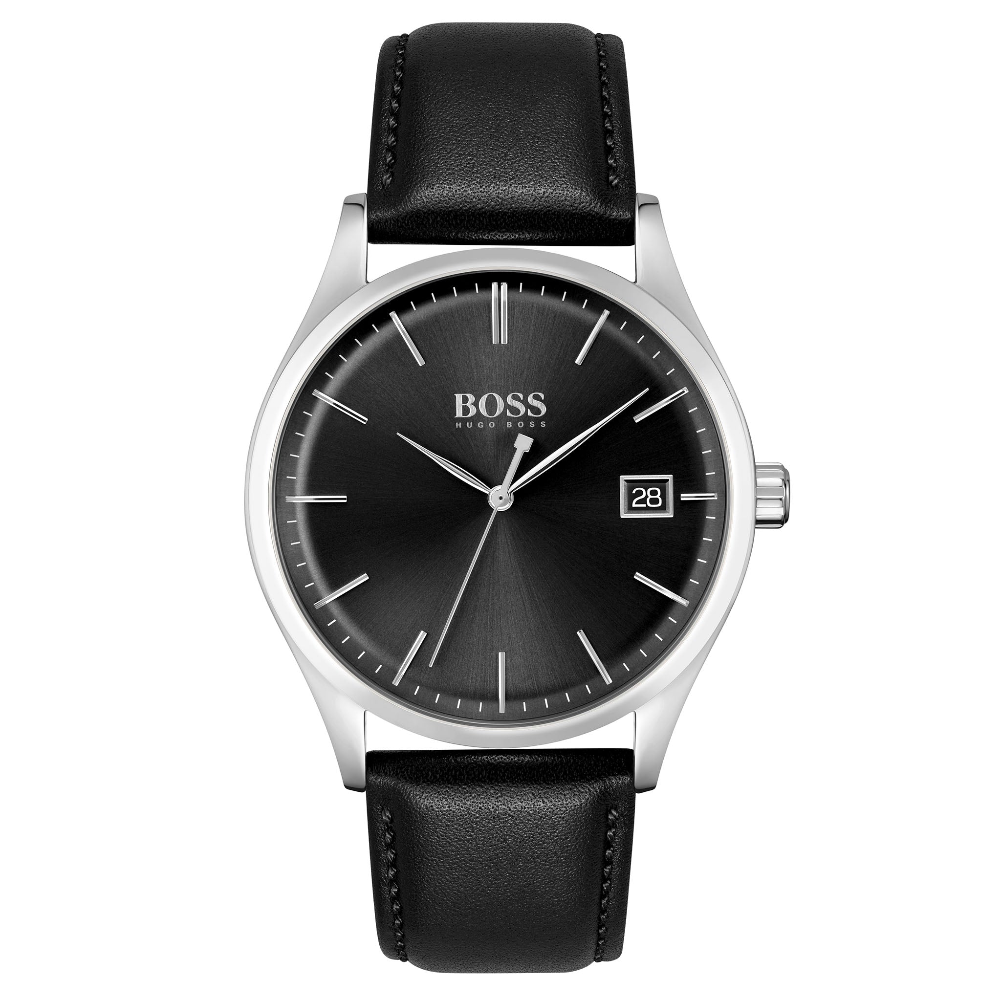 Hugo Boss Black Leather Men's Watch - 1513831