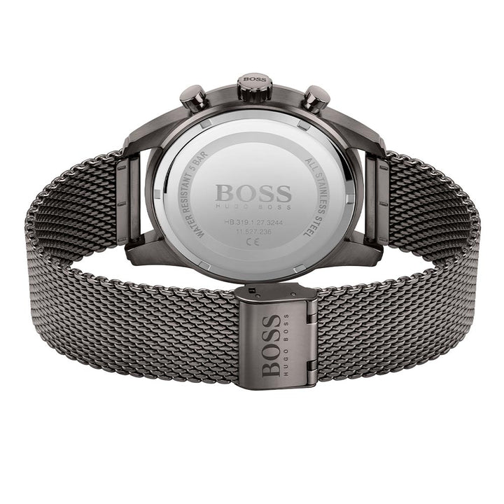 Hugo Boss Skymaster Grey Mesh Men's Chrono Watch - 1513837