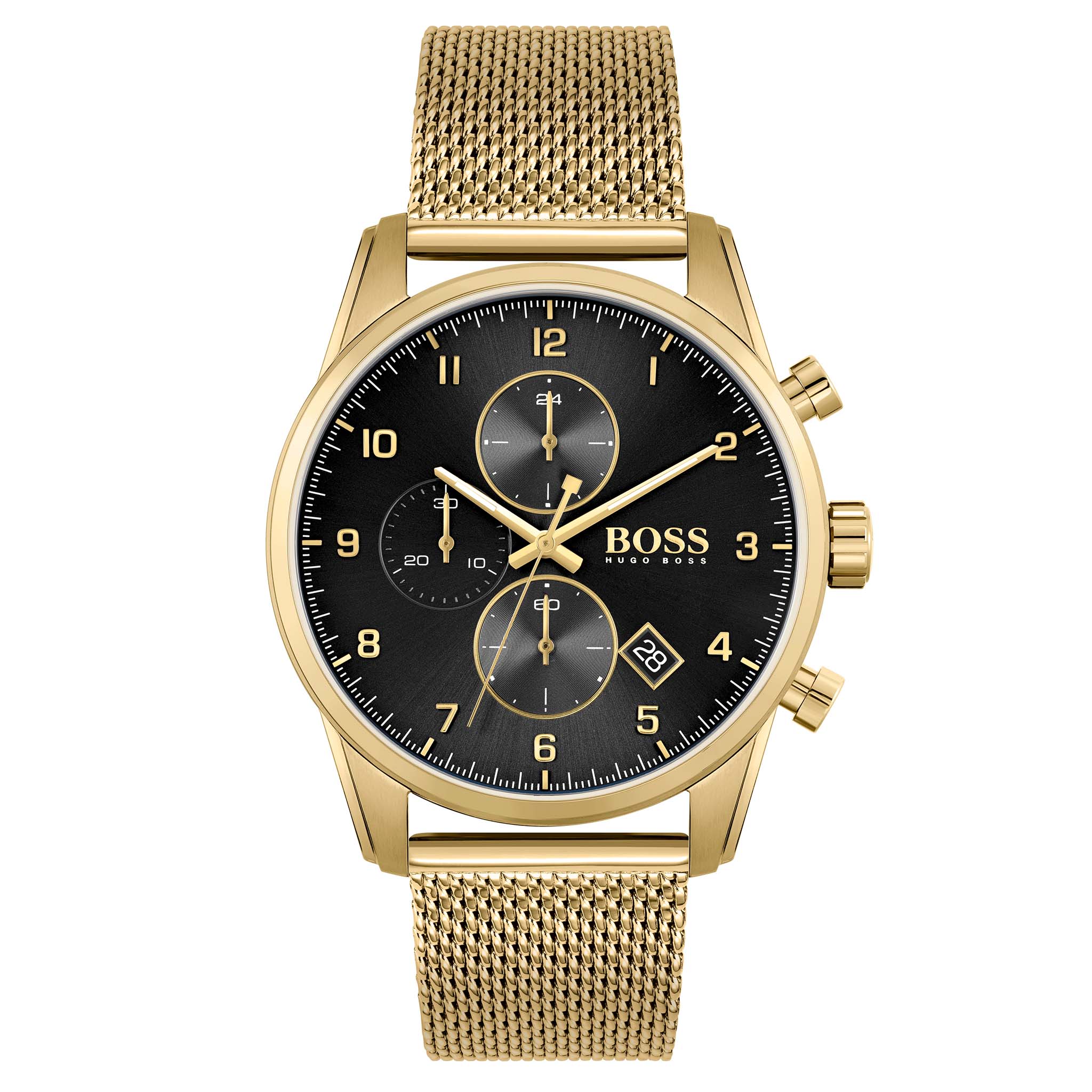 Hugo boss best sale watch mesh strap