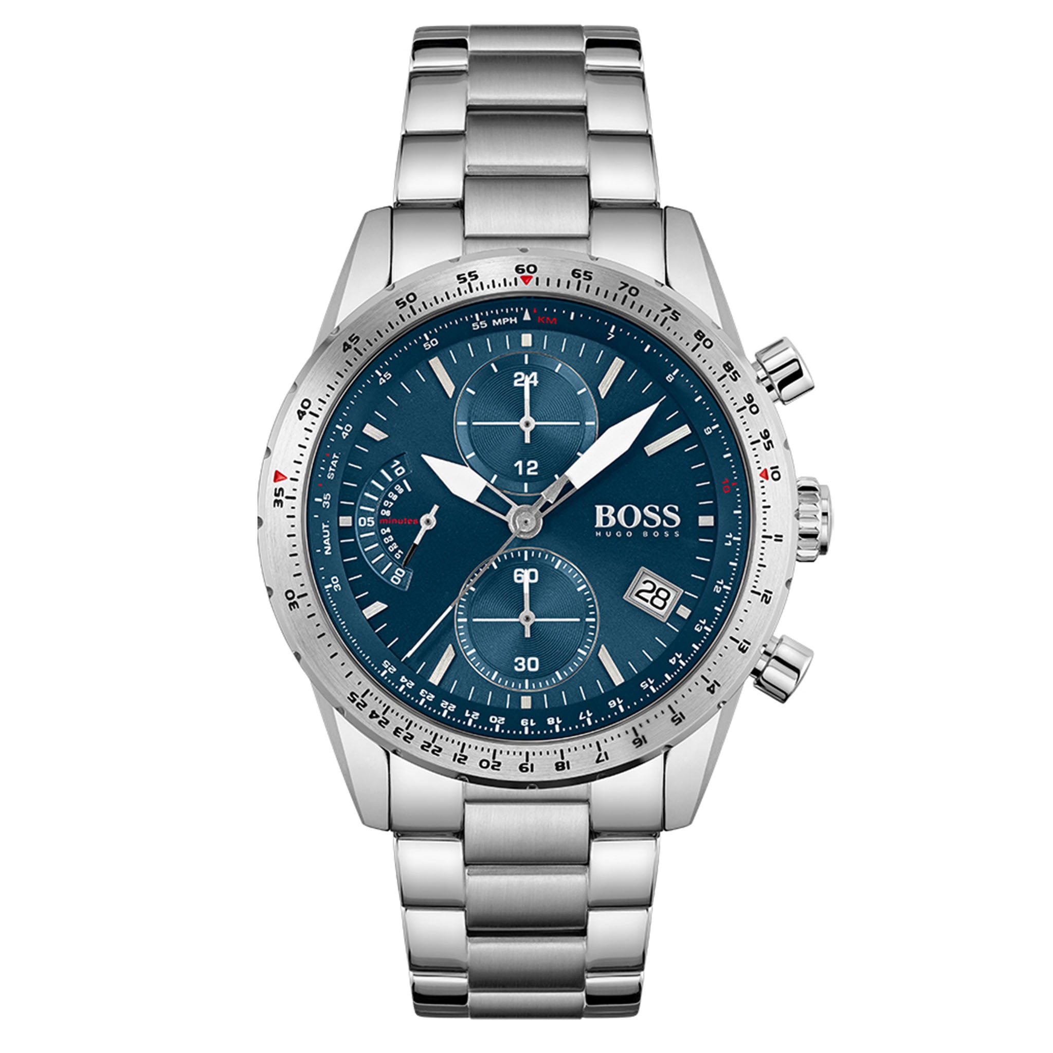 Hugo Boss Pilot Edition Stainless Steel Men s Chrono Watch