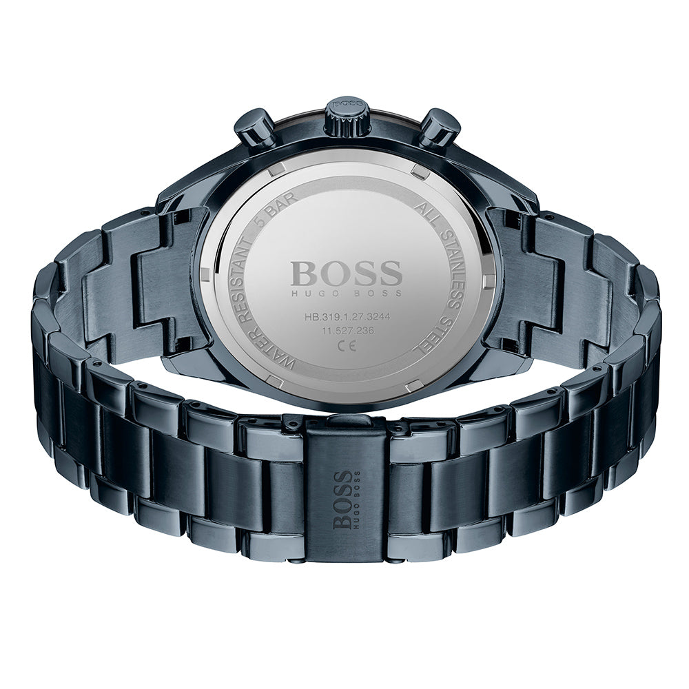 Hugo Boss Blue Steel Grey Dial Men's Chronograph Watch - 1513865