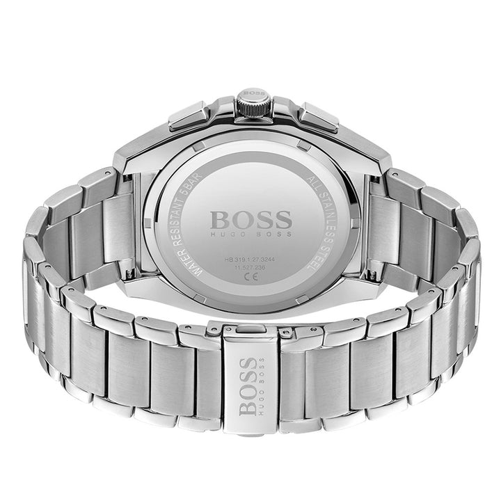 Hugo Boss Stainless Steel Blue Dial Men's Chrono Watch - 1513884