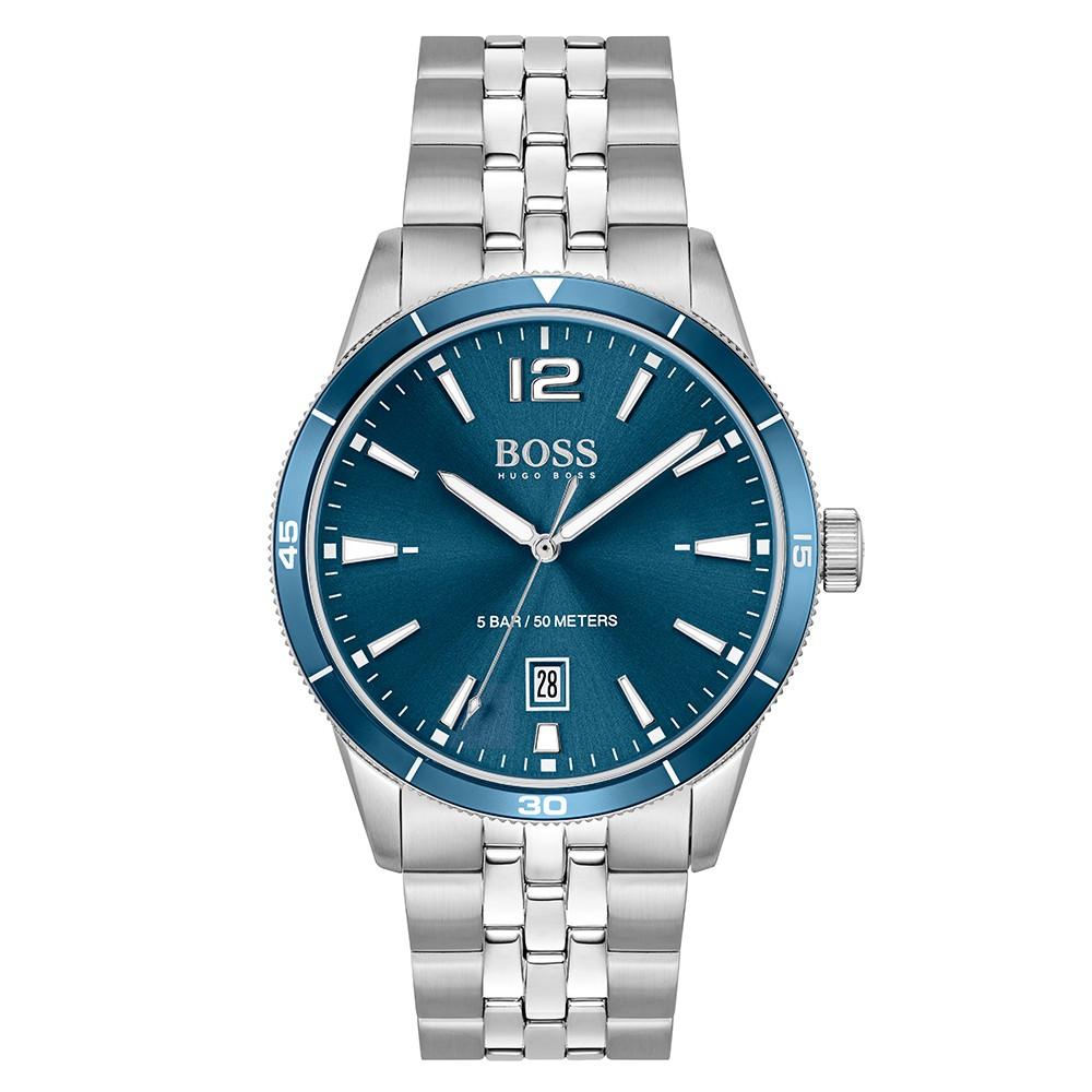 Hugo Boss Stainless Steel Blue Dial Men's Watch - 1513902
