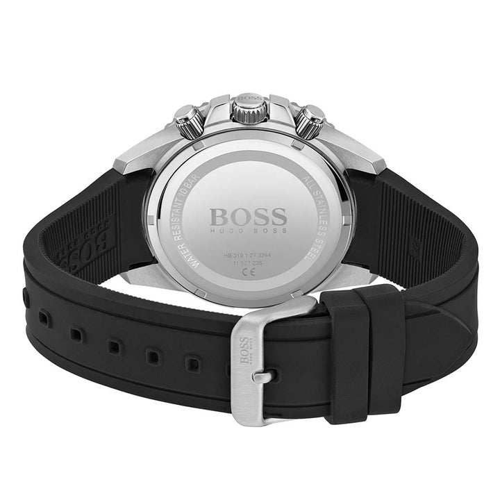 Hugo Boss Admiral Black Silicone Men's Chronograph Watch - 1513912