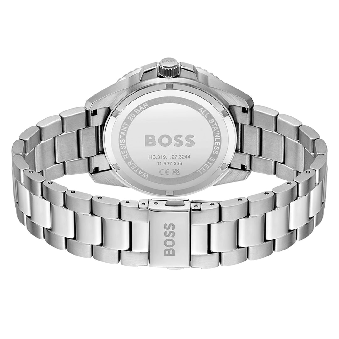 Hugo Boss Silver Steel Blue Dial Men's Watch - 1513916