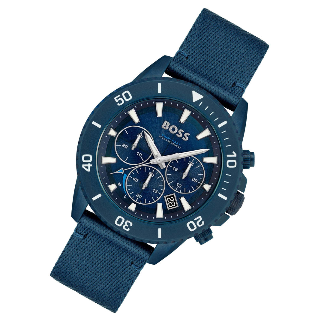 Consider It Solar Recycled Ocean Plastic Woven Strap Watch