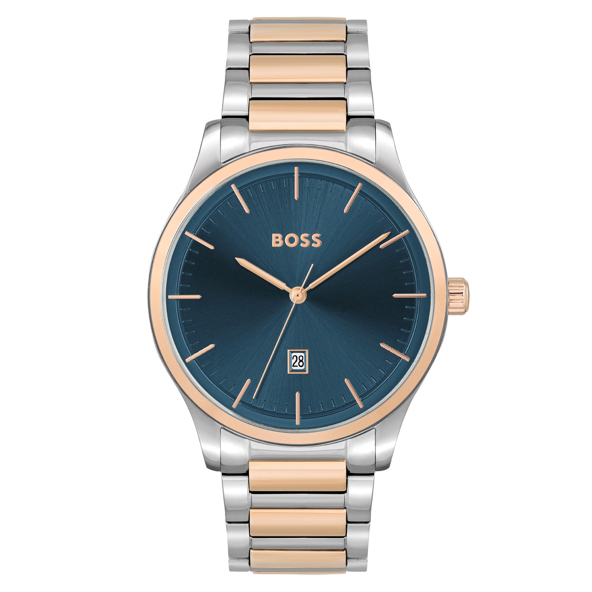 Navy blue discount hugo boss watch