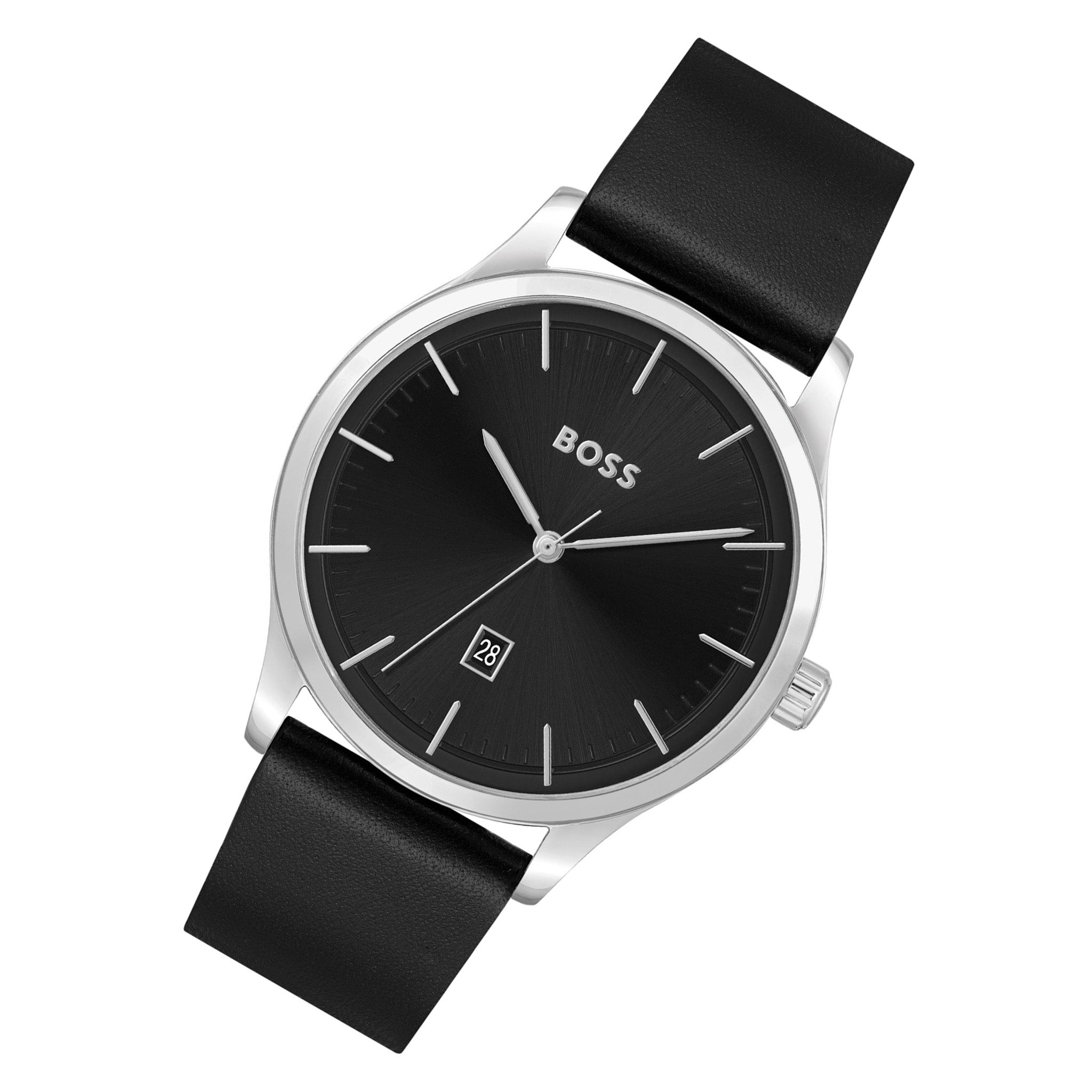 Hugo Boss Black Leather Men's Watch - 1513981