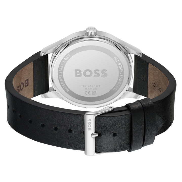 Hugo Boss Black Leather Men's Watch - 1513981