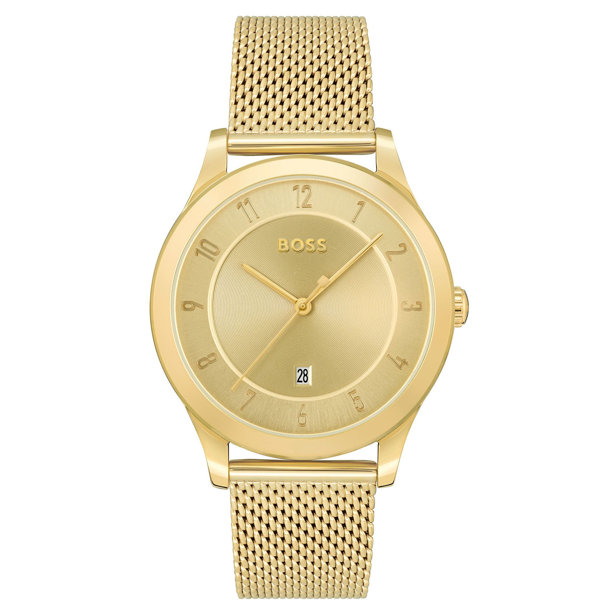 Hugo Boss Gold-Tone Mesh Men's Watch - 1513982