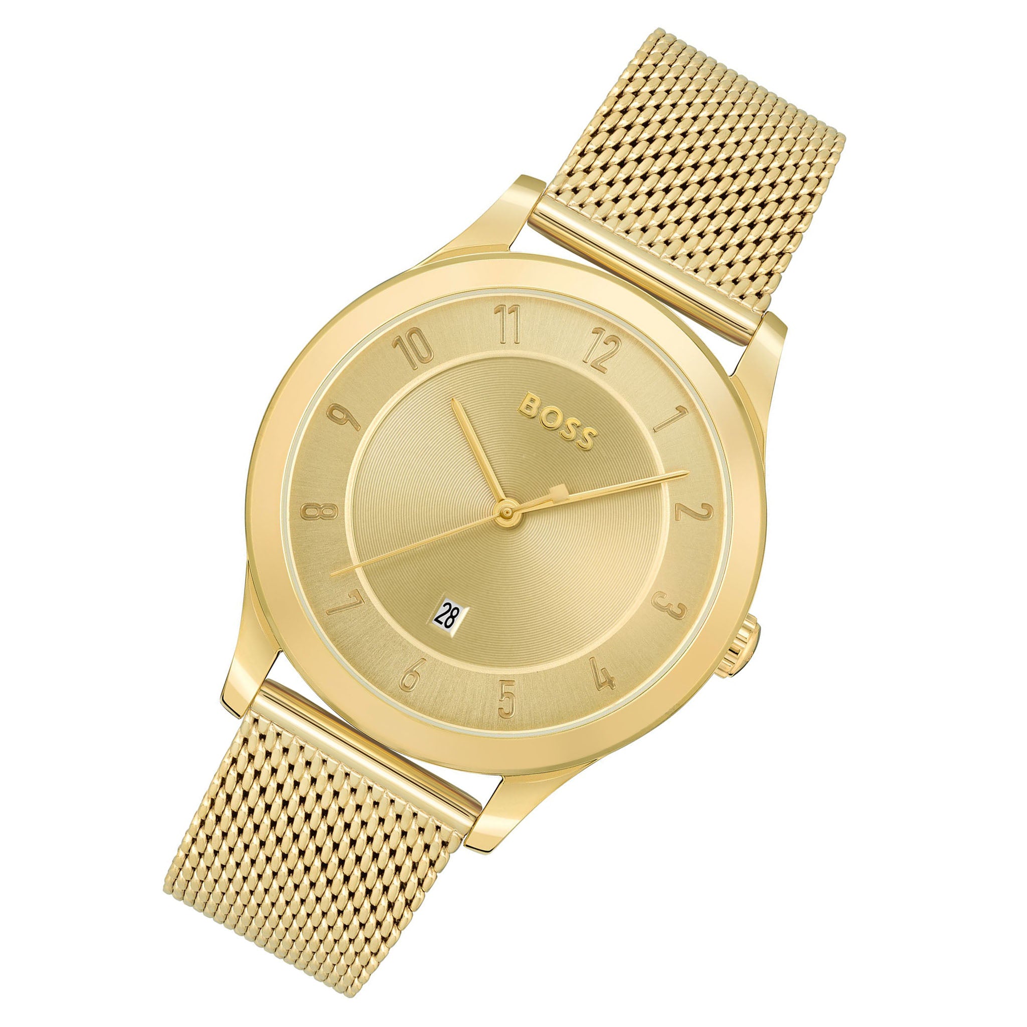 Hugo Boss Gold-Tone Mesh Men's Watch - 1513982