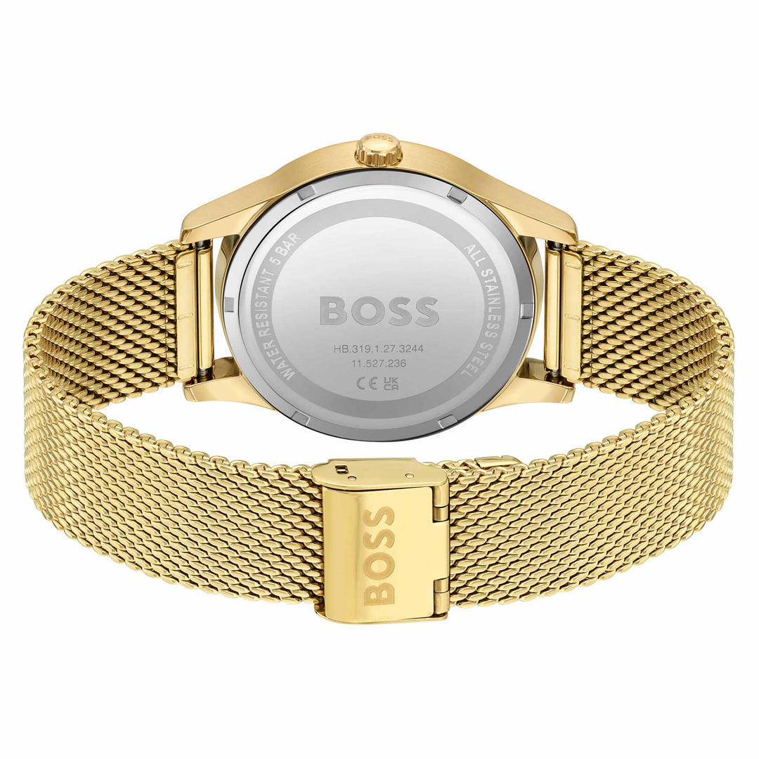 Hugo Boss Gold-Tone Mesh Men's Watch - 1513982