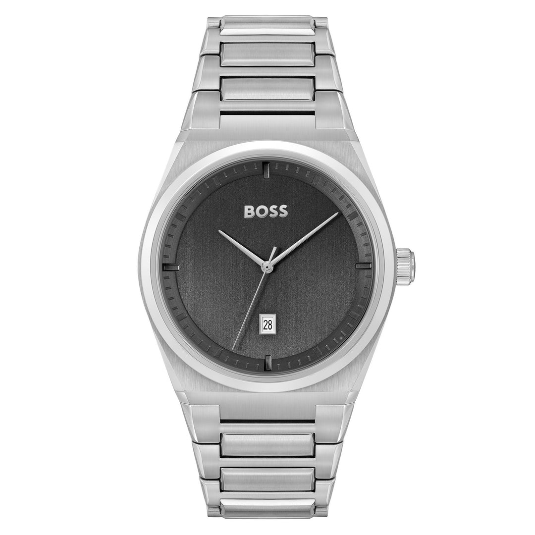 Hugo Boss Stainless Steel Grey Dial Men's Watch - 1513992