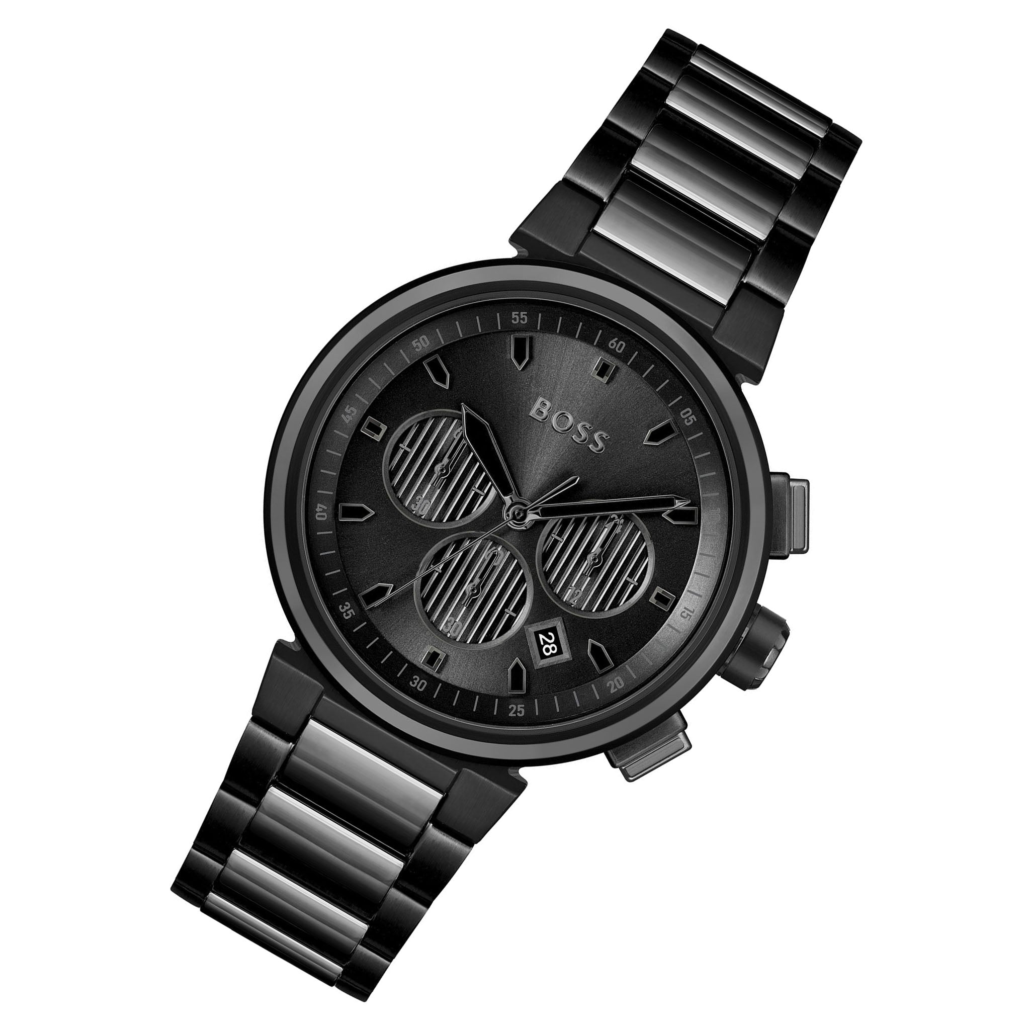 Hugo Boss Black Steel Chronograph Men's Watch - 1514001