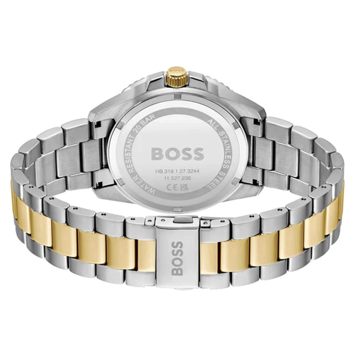 Hugo Boss Gold Steel Olive Green Dial Men's Watch - 1514011