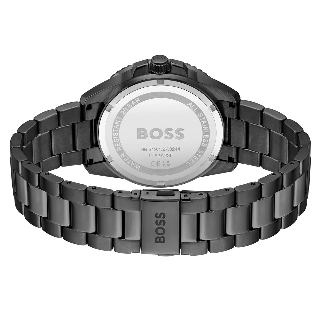 Hugo Boss Stainless Steel Black Dial Men's Watch - 1514013