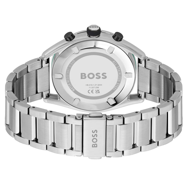 Hugo Boss Stainless Steel Black Dial Chronograph Men's Watch - 1514023