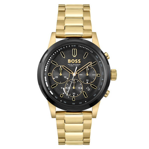 Hugo boss gold sale and black watch