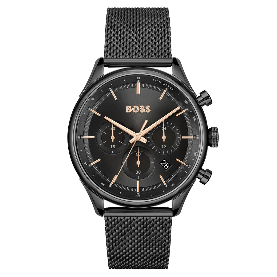 Bracelet Watch Hugo Boss Watch Mesh Hugo Boss Black Steel Mesh