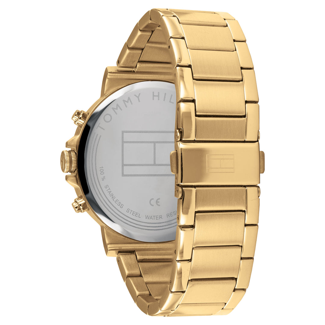 Tommy Hilfiger Multi-function Gold Steel Men's Watch - 1710384