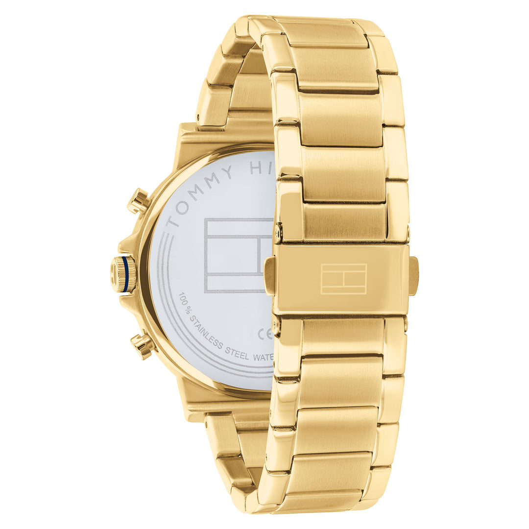 Tommy Hilfiger Gold Steel Men's Multi-function Watch - 1710415