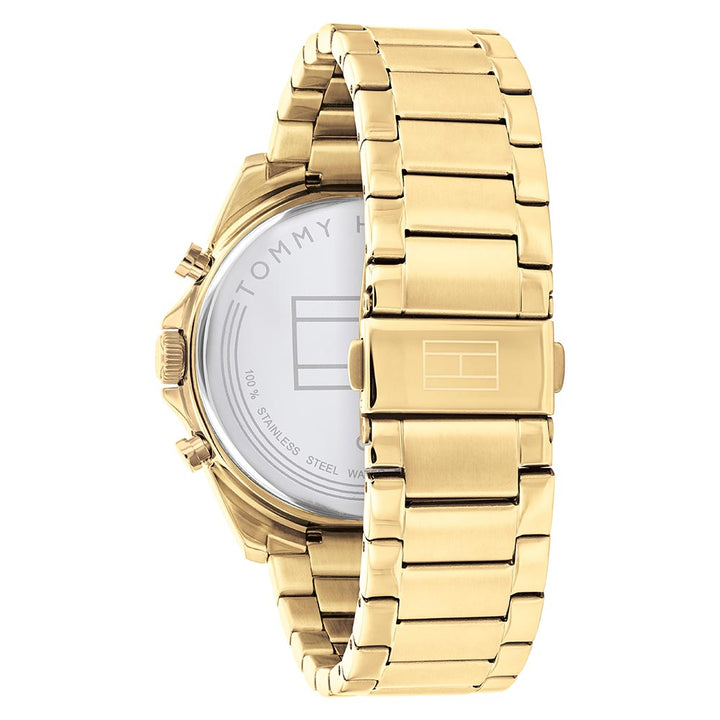 Tommy Hilfiger Gold Steel Men's Multi-function Watch - 1710447