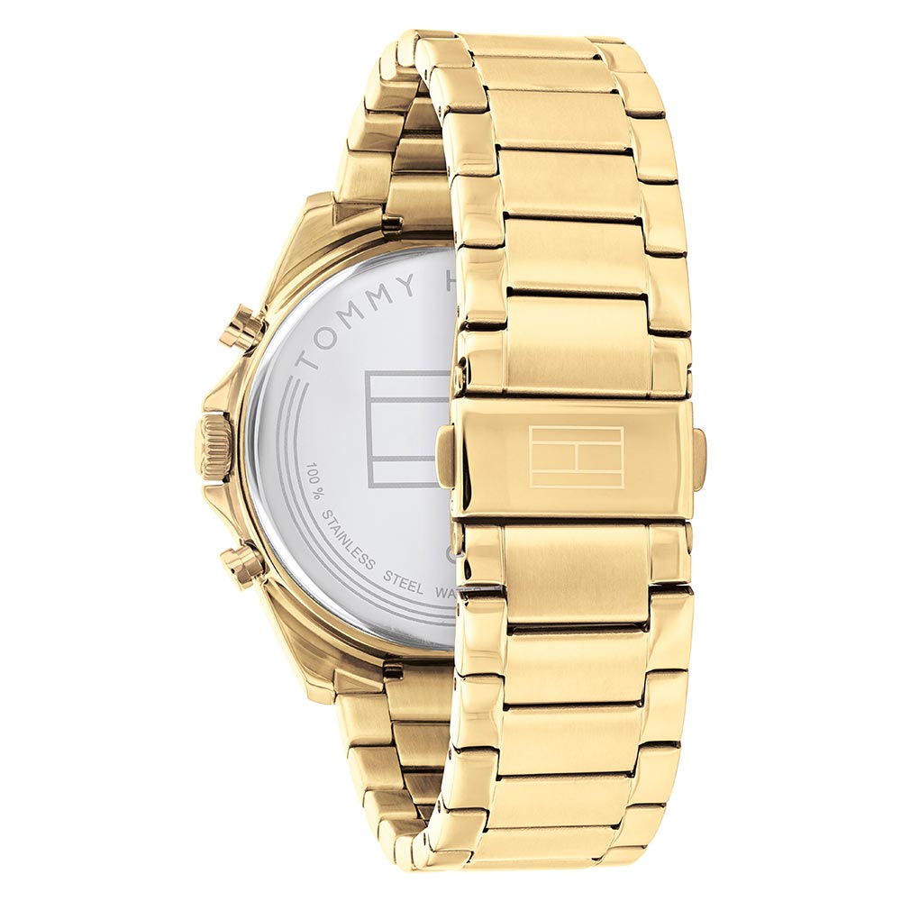 Tommy Hilfiger Gold Steel Men's Multi-function Watch - 1710447