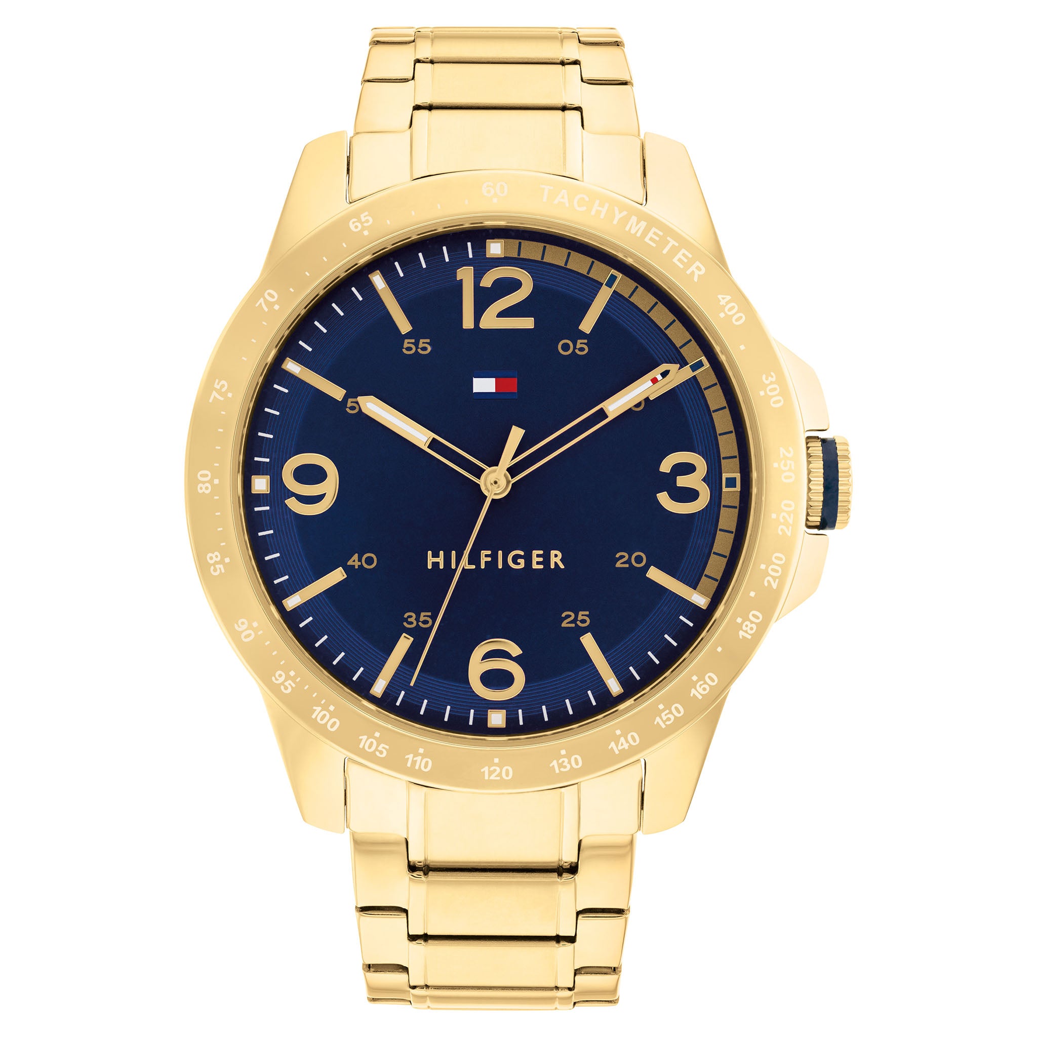 Tommy hilfiger on sale watch gold blue