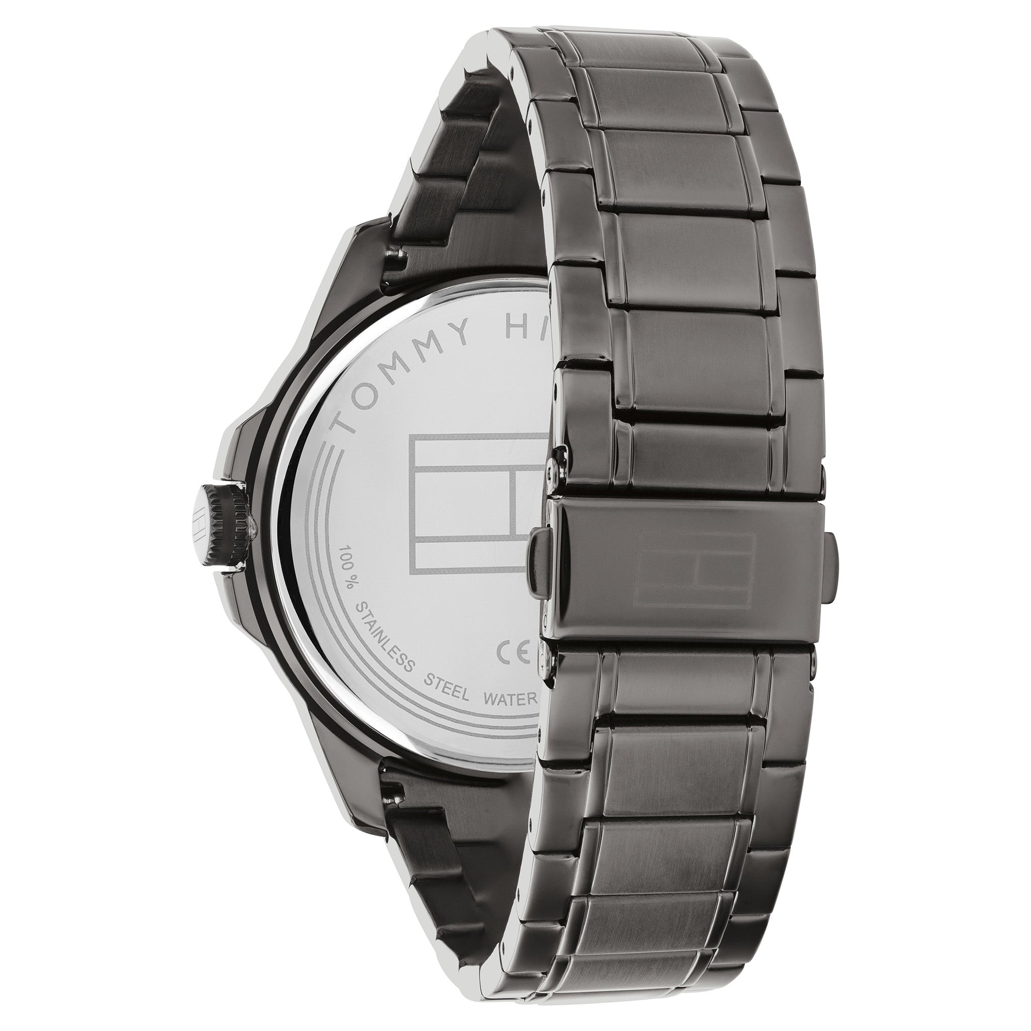 Tommy Hilfiger Dark Grey Steel Dial Men's Watch - 1710473