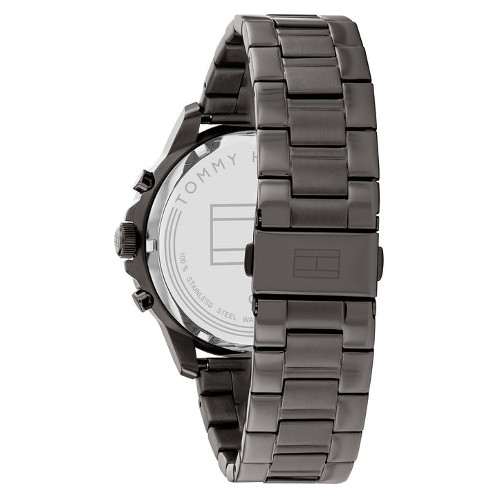 Tommy Hilfiger Grey Steel Dial Men's Multi-function Watch - 1710479