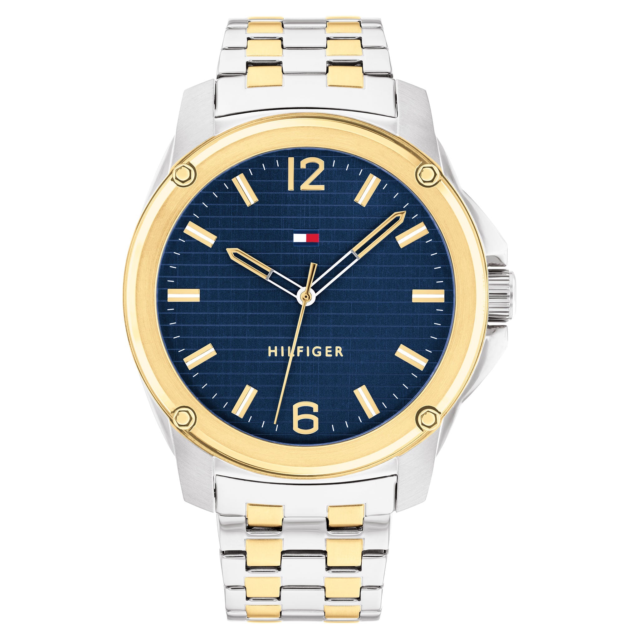 Tommy Hilfiger Jason Two Tone Stainless Steel Blue Dial Men's Watch - 1710507