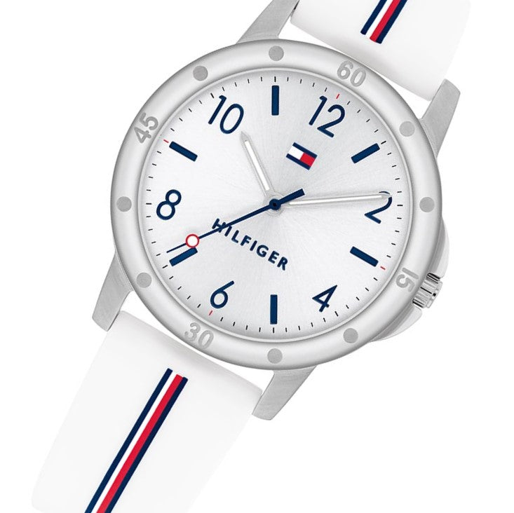 Tommy Hilfiger White Silicone Kids Watch - 1720014