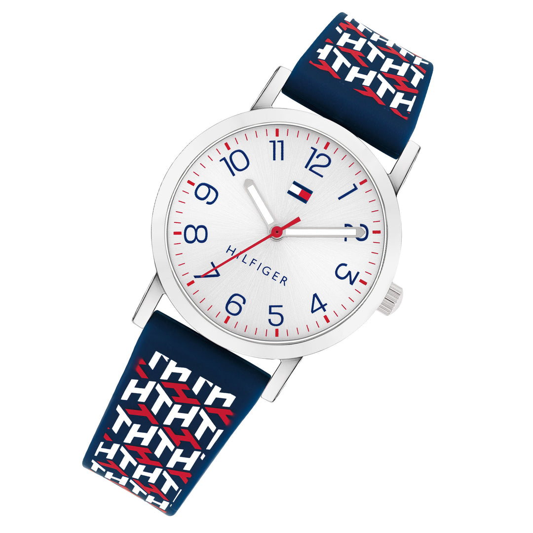 Tommy Hilfiger Multi-colour Silicone White Dial Kids Watch - 1720022