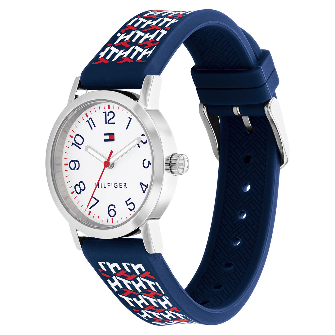 Tommy Hilfiger Multi-colour Silicone White Dial Kids Watch - 1720022