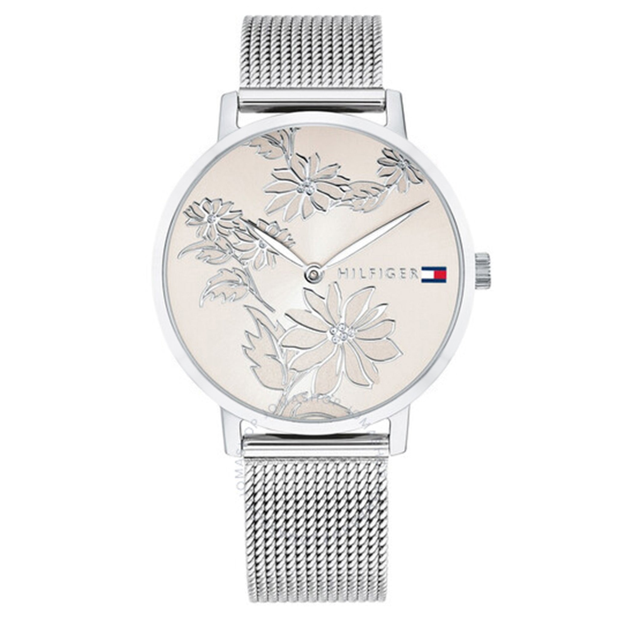 Tommy Hilfiger Mesh Silver Dial Women's Mesh Watch - 1781920