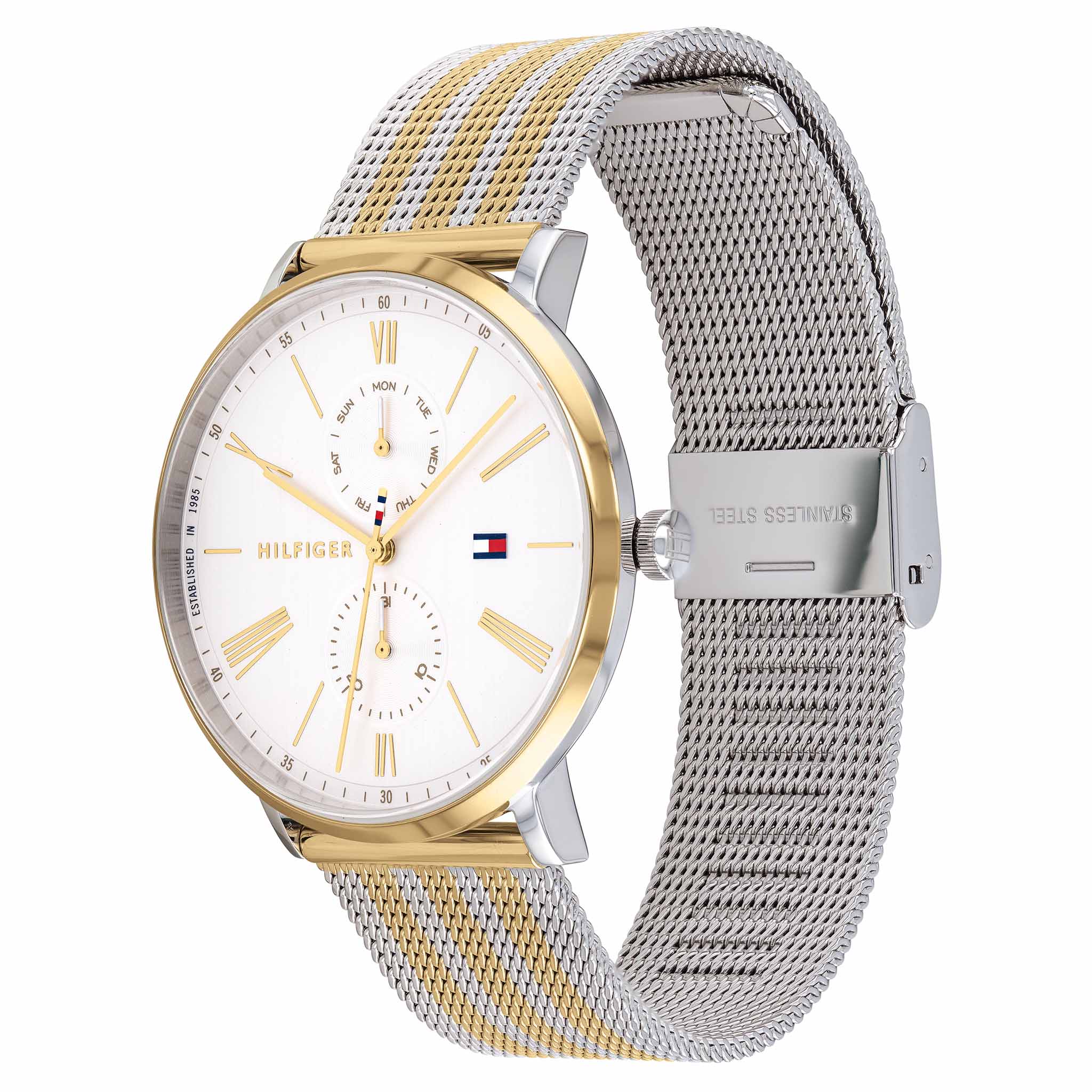 Tommy Hilfiger Two-Tone Mesh Ladies Watch - 1782074