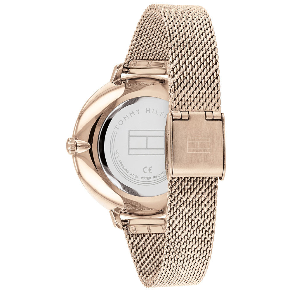 Tommy Hilfiger Carnation Gold Mesh Ladies Slim Watch - 1782115