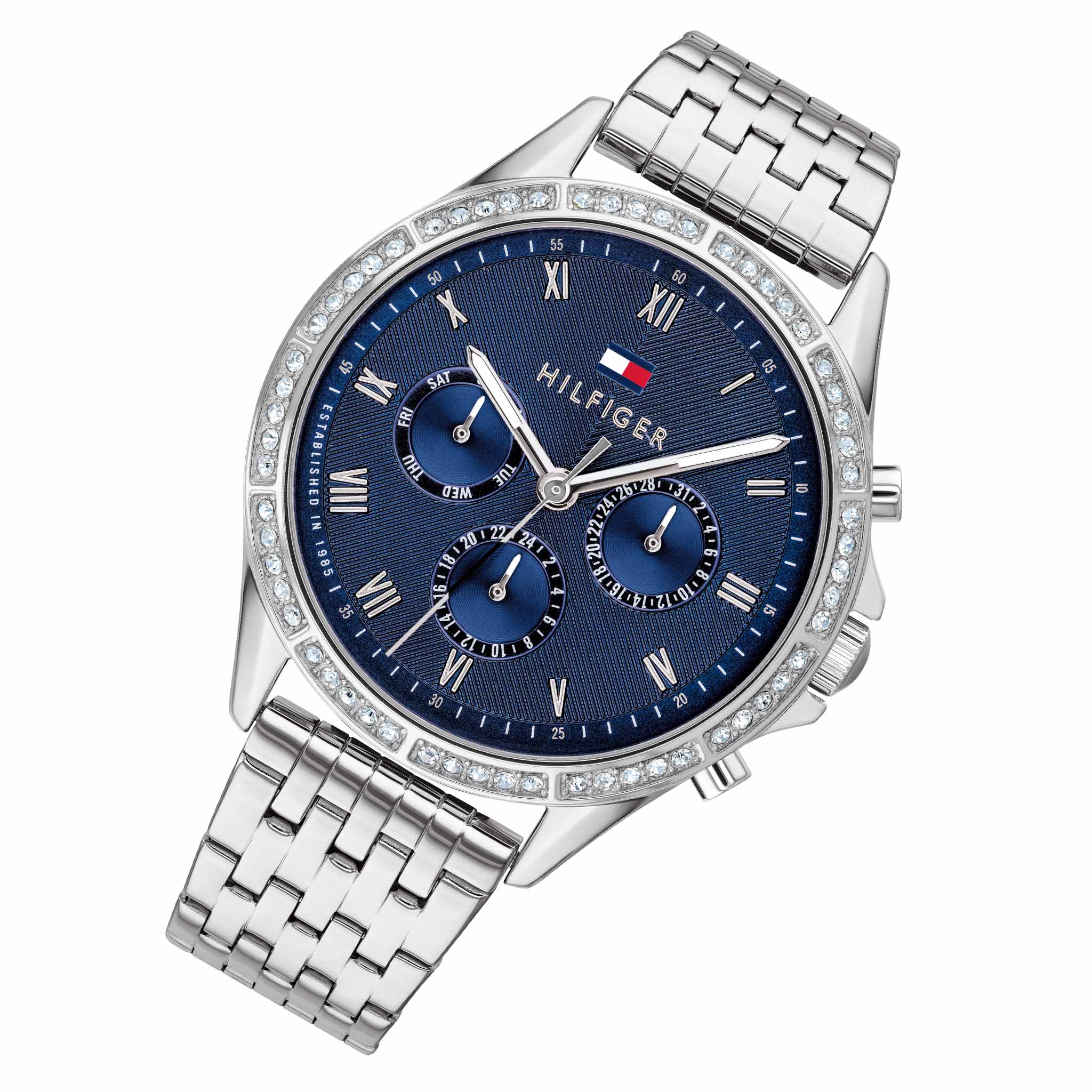 Tommy Hilfiger Blue Dial Ladies Multi-function Watch - 1782141