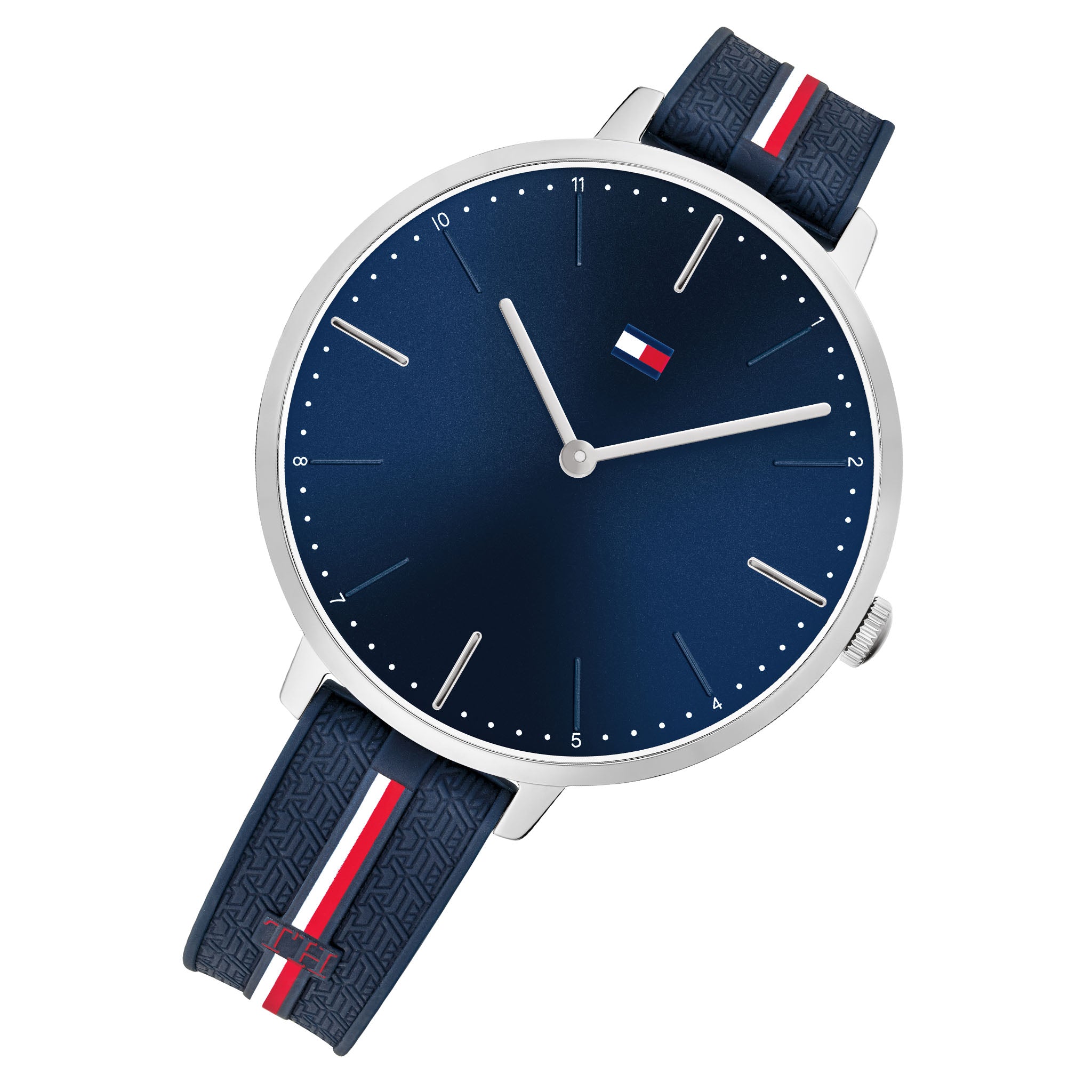 Tommy Hilfiger Navy Silicone Ladies Sports Watch - 1782154