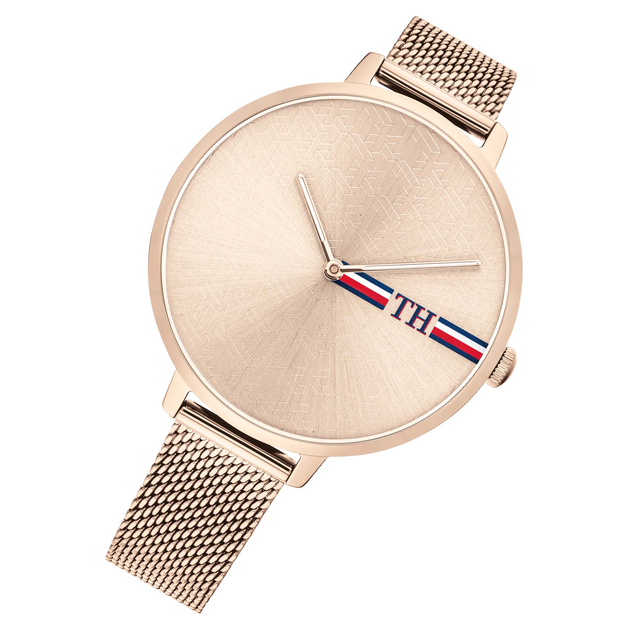 Tommy Hilfiger Carnation Gold Mesh Ladies Watch - 1782158