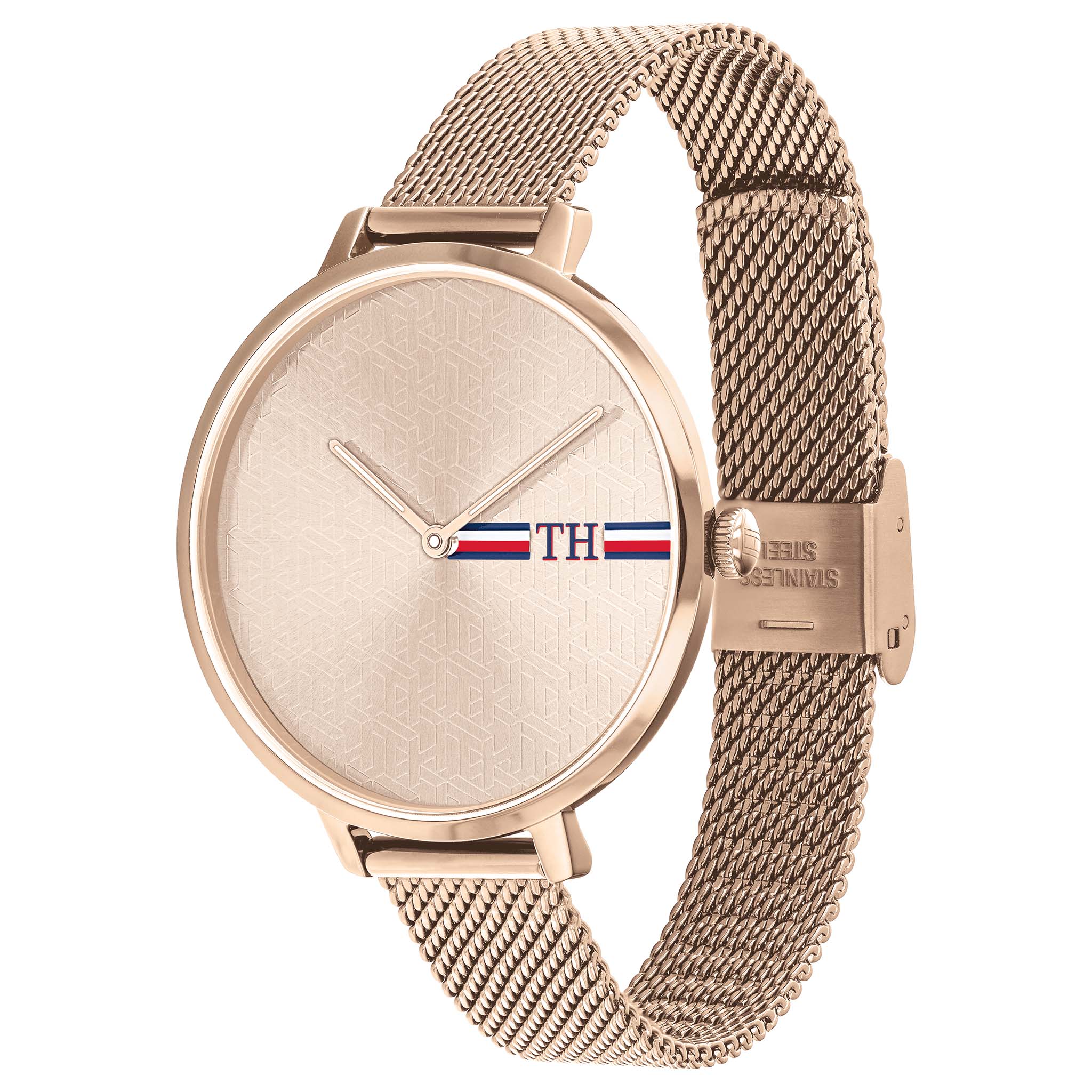 Tommy Hilfiger Carnation Gold Mesh Ladies Watch - 1782158