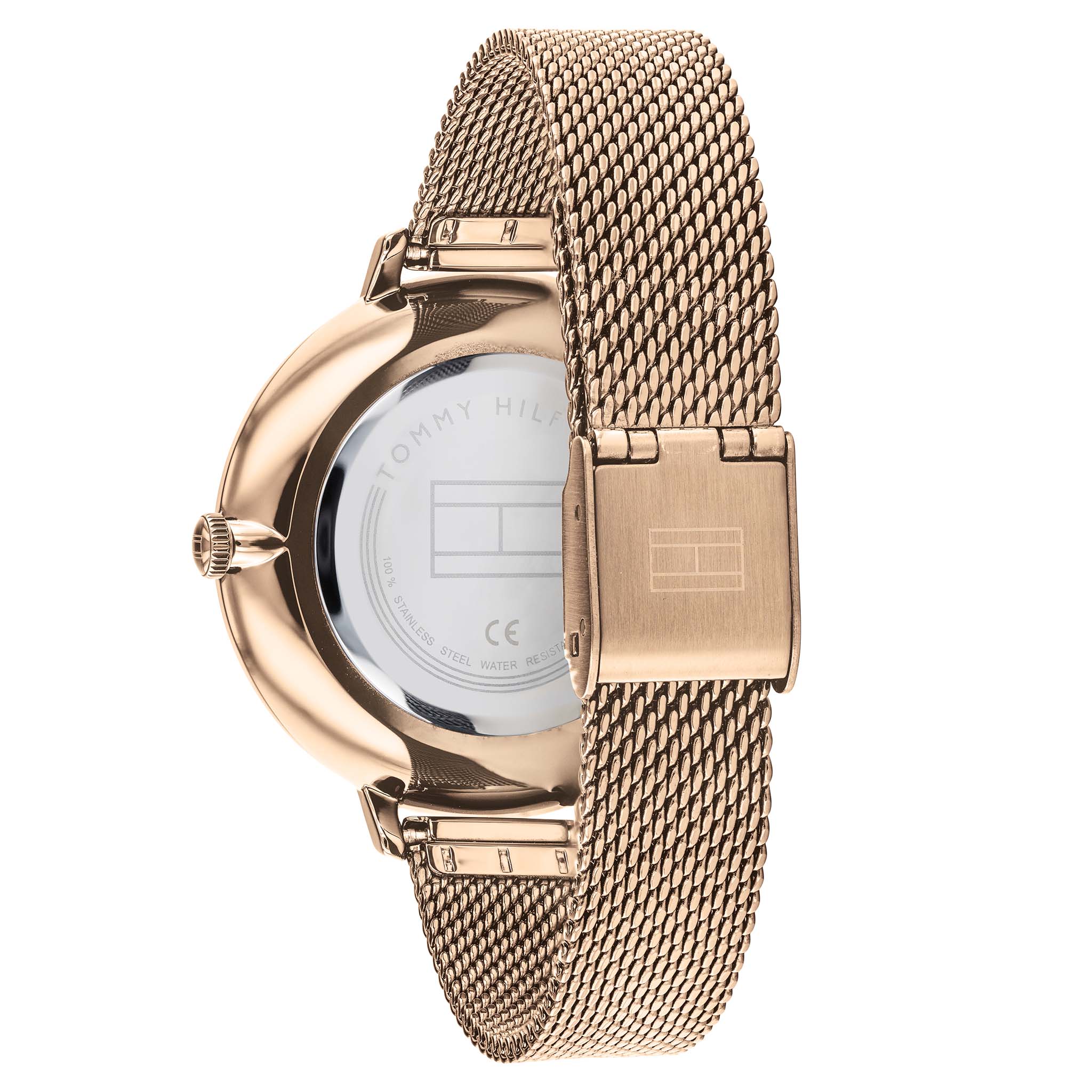Tommy Hilfiger Carnation Gold Mesh Ladies Watch - 1782158