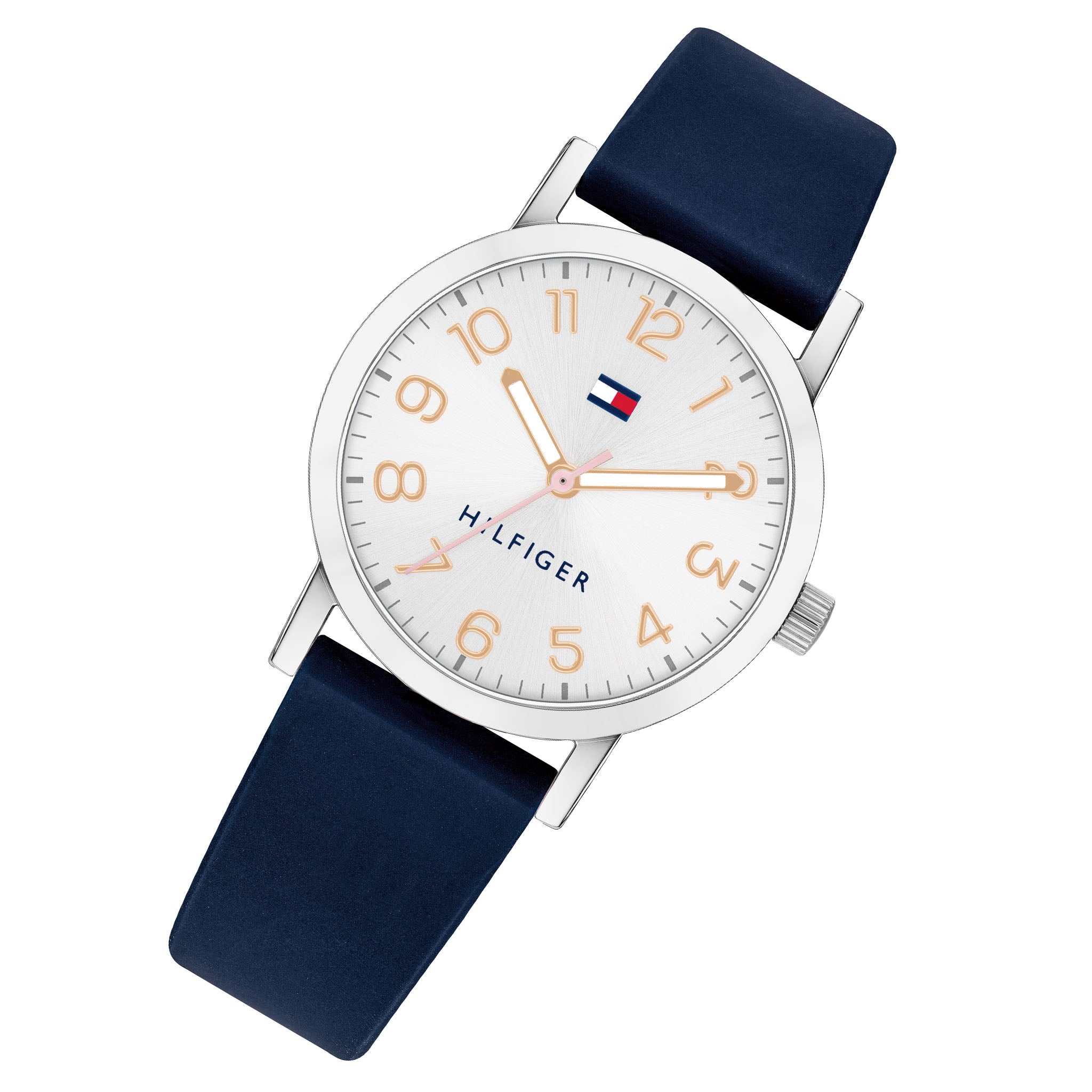 Tommy Hilfiger Navy Leather Kids Watch - 1782175