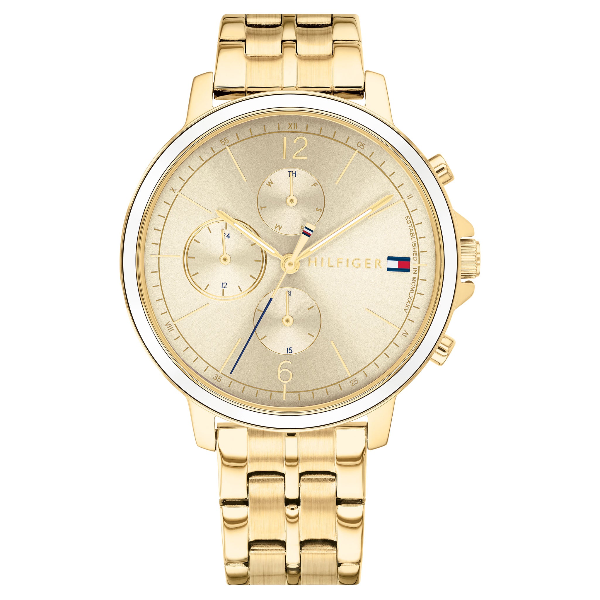 Tommy Hilfiger Gold Steel Ladies Multi-function Watch - 1782189