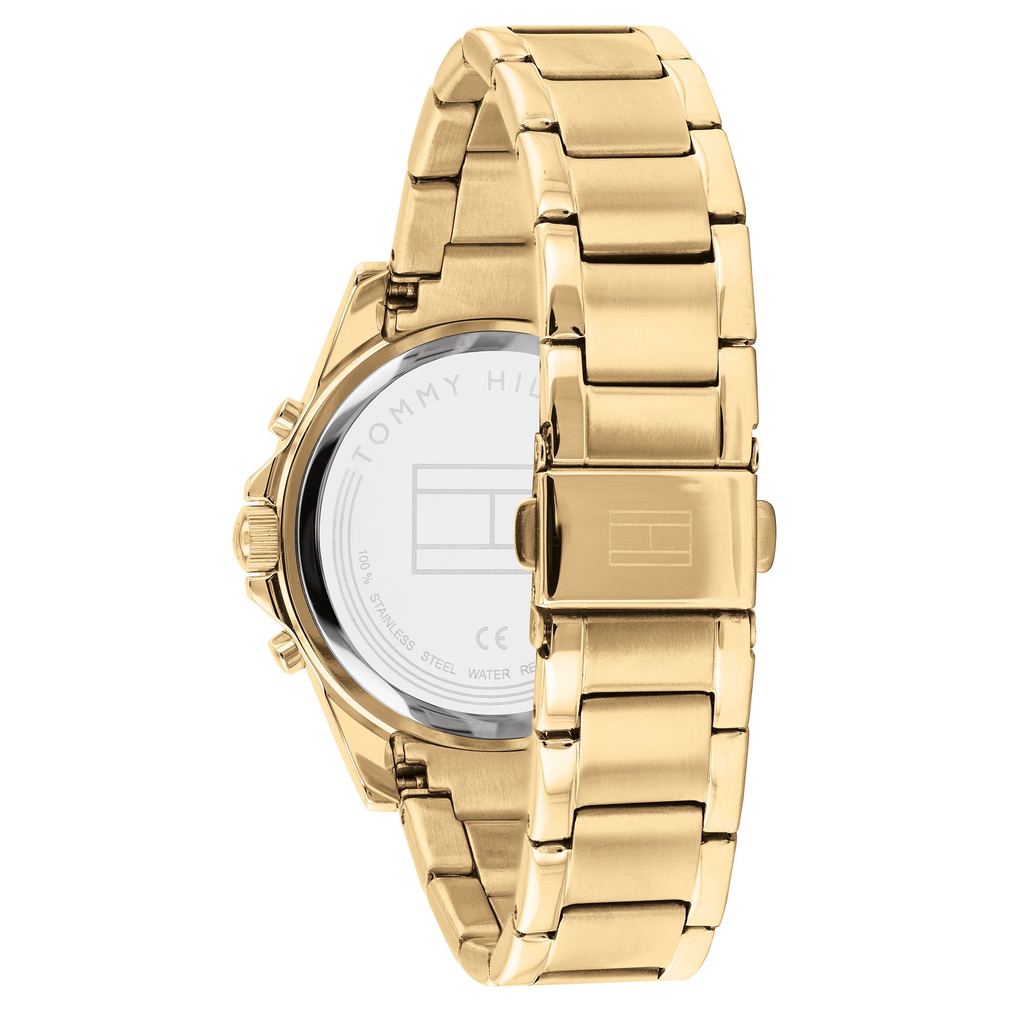 Tommy Hilfiger Gold Steel Women's Multi-function Watch - 1782195