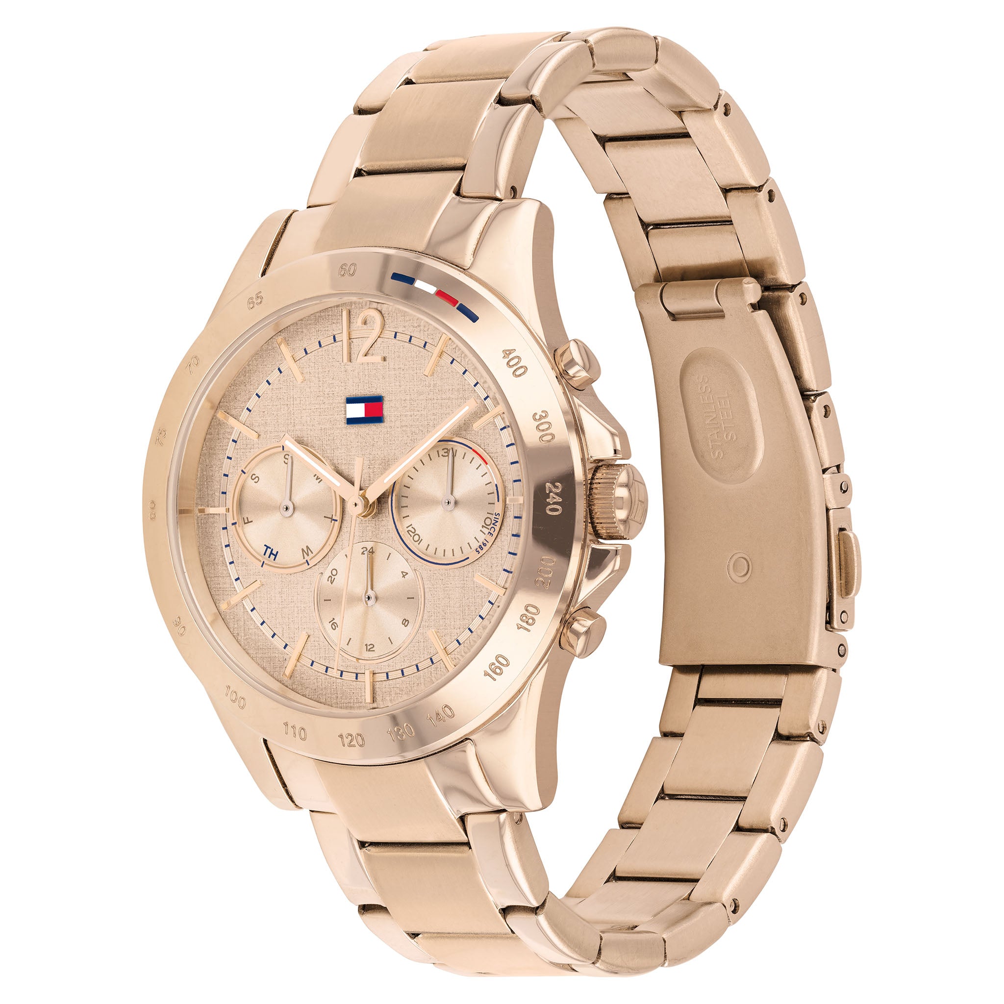 Tommy Hilfiger Carnation Gold Steel Ladies Multi-function Watch - 1782197